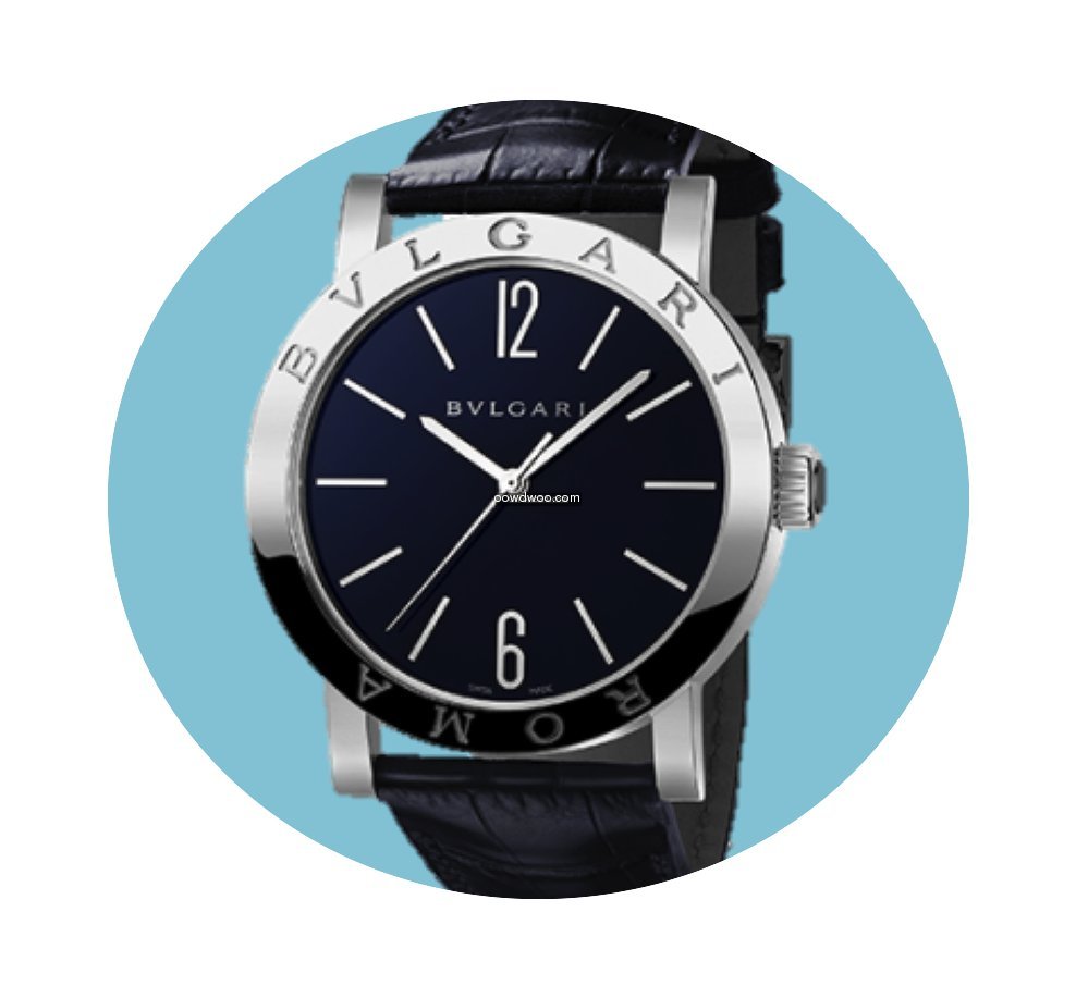 Bulgari BVLGARI ROMA Index schwarz Weiß...