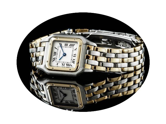 Cartier Panthere Lady Stahl / Gold 3 Rei...