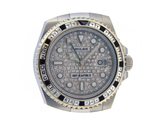 Rolex Gmt Master II pave diamonds 116710...