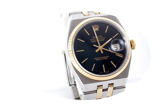 Rolex Mens 18K/SS Oyster Quartz Datejust...