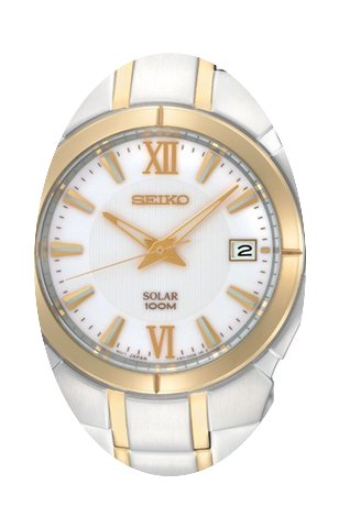 Seiko Solar SNE088P1 Elegante Herrenuhr ...