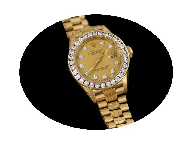 Rolex President Datejust Ladies Bark Fin...