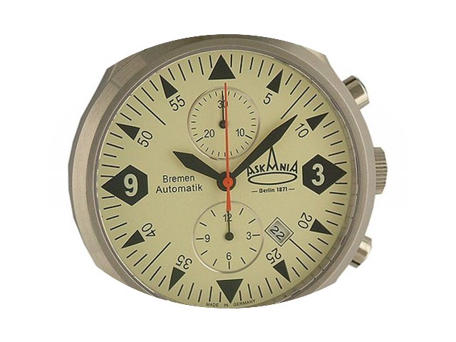 Askania Bremen Stahl Automatik Chronogra...