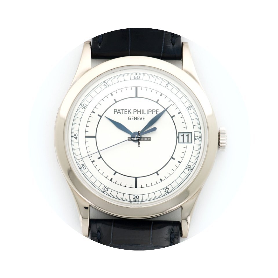 Patek Philippe White Gold Calatrava Sect...