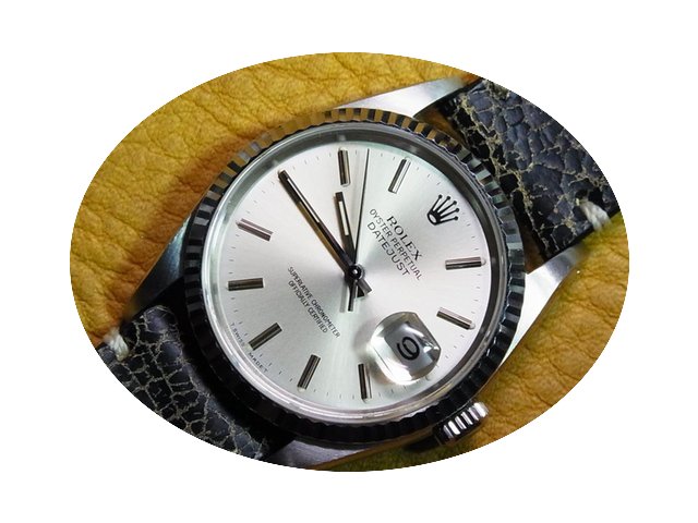 Rolex 16234 Oyster Datejust Inedx Silver...