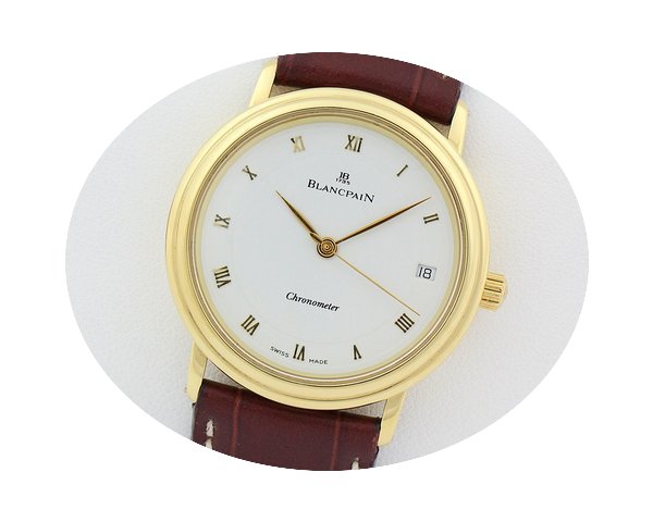 Blancpain Villeret 18K Gold Automatik He...