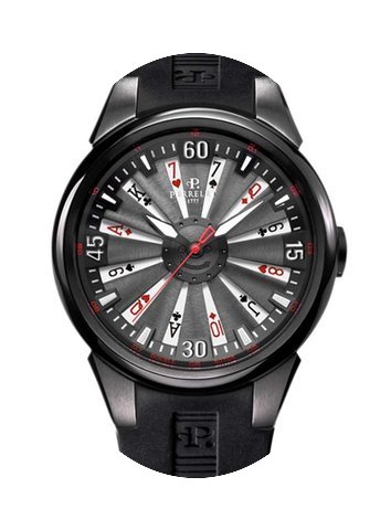 Perrelet Turbine Poker Black Titanium Di...