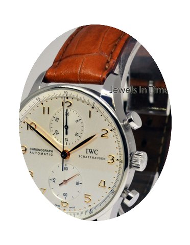 IWC Portuguese Chronograph Steel Mens Au...