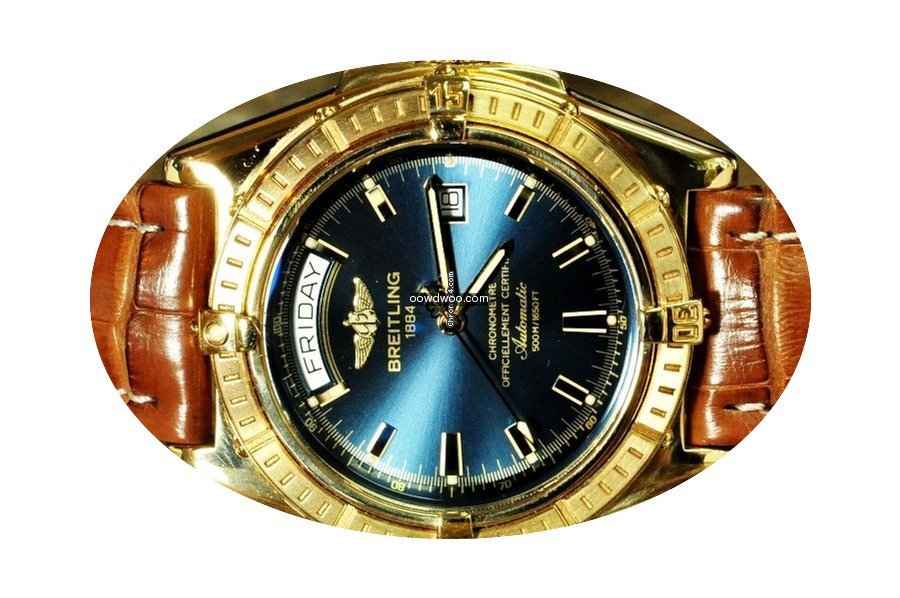 Breitling Headwind 18k Yellow Gold Box p...