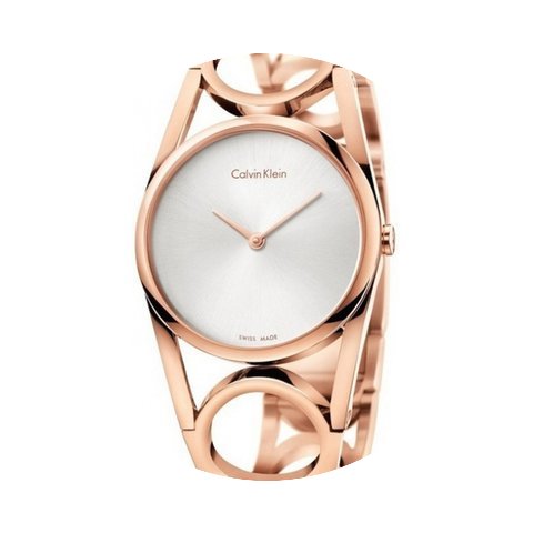 ck Calvin Klein round Damenuhr M K5U2M64...