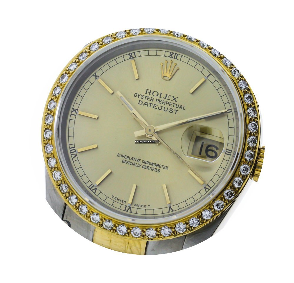 Rolex Datejust Stahl / Gold, Diamant Lü...