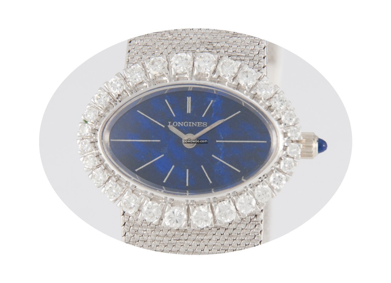 Longines Ladies White Gold 18k and Diamo...