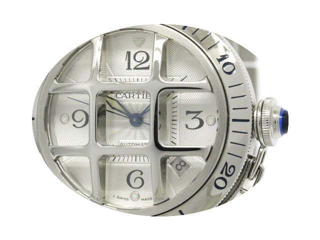 Cartier Pasha 38 Grid Steel Automatic Me...