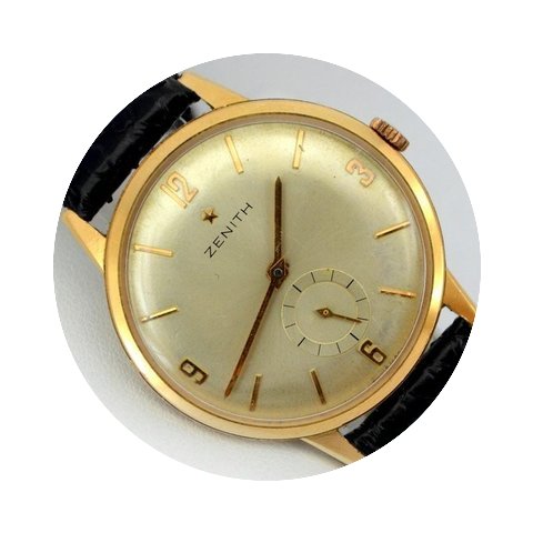 Zenith STELLINA VINTAGE 34MM YELLOW GOLD...