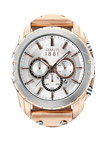 Cerruti CRA130SRT04BR Mantore Chronograp...