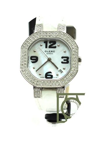 Clerc c-one mother of pearl white diamon...