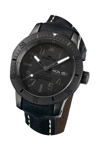 Fortis B-42 Black Black Day/Date...
