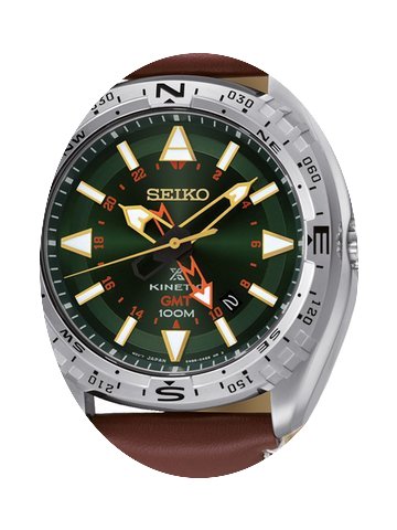 Seiko SUN051P1 Prospex Kinetic GMT 46mm ...