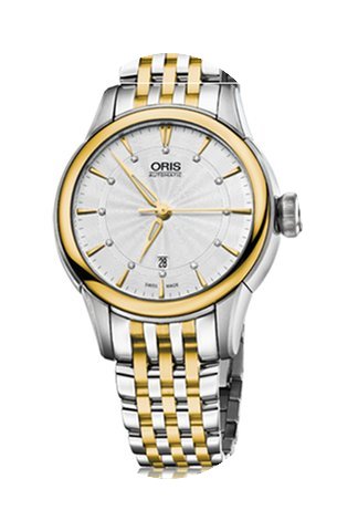 Oris Artelier Date Diamonds Steel/Gold C...