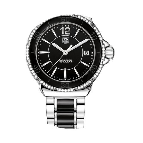 TAG Heuer FORMULA 1 LADY QUARTZ BLACK DI...