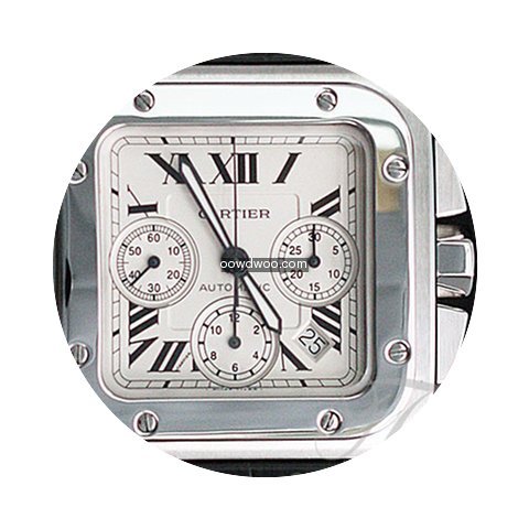 Cartier Santos 100 chronograph - W20090X...