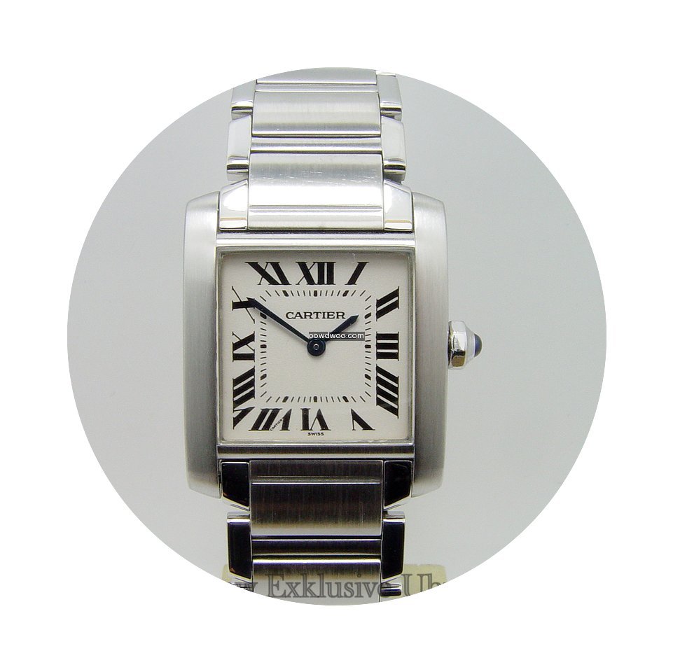 Cartier Tank Francaise Stahl...