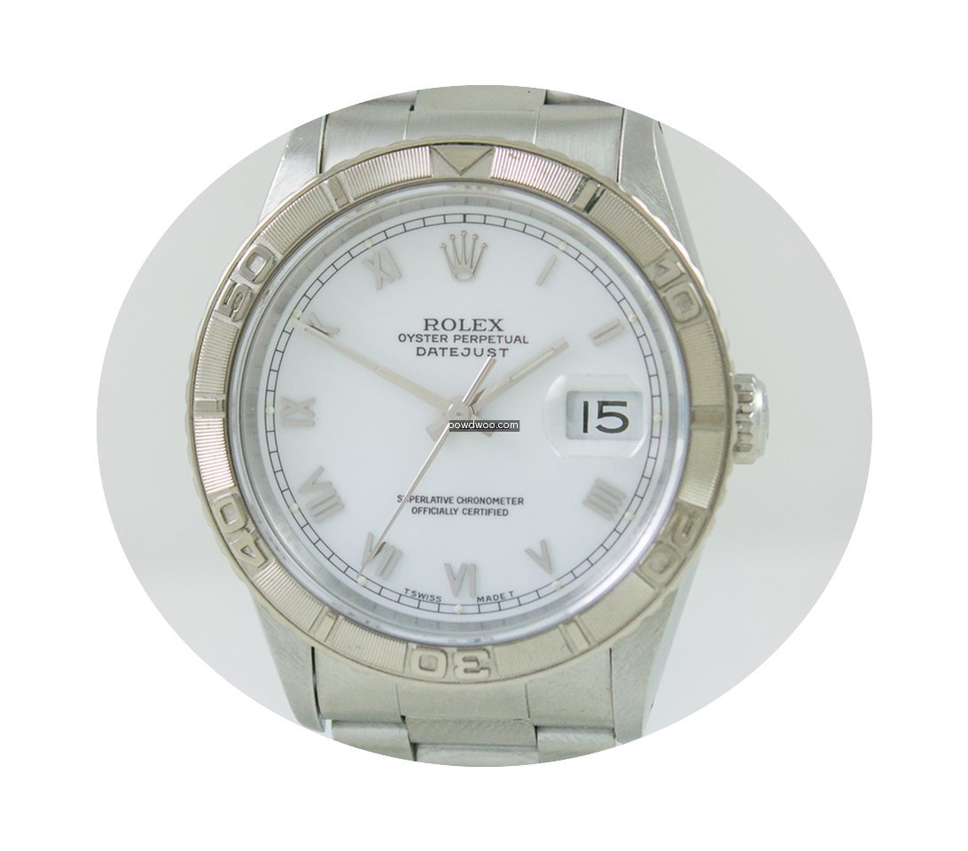 Rolex DateJust “Thunderbird” White d...