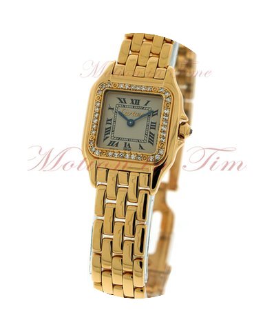 Cartier Panthere Small, Silver Dial, Dia...