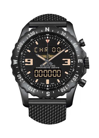 Breitling Chronospace Black PVD Stainles...