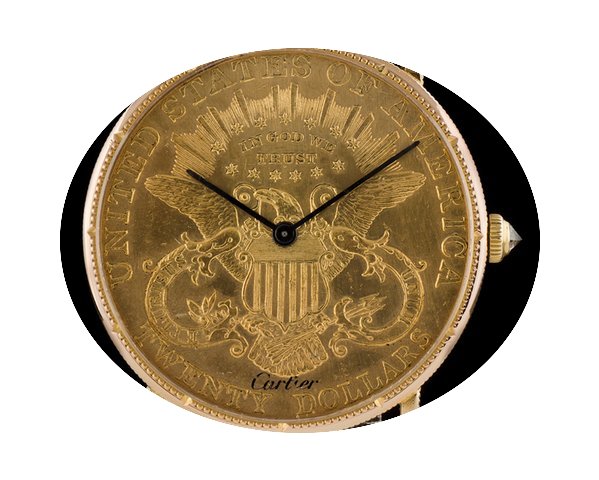 Corum 18k Y/G Very Rare $20 Coin Gents W...