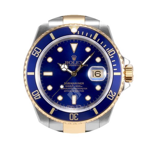 Rolex Submariner Steel and Gold Blue Ind...