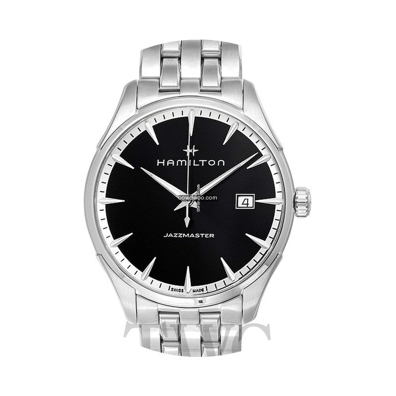 Hamilton Jazzmaster Gent Quartz Black St...