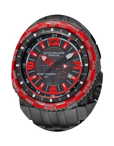 Stuhrling Marine World Timer Watch 31917...