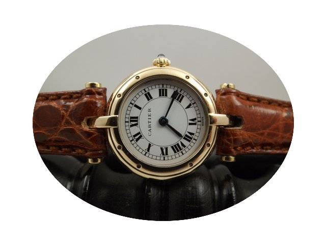 Cartier Cougar 000094 quartz Oro 18 kt c...