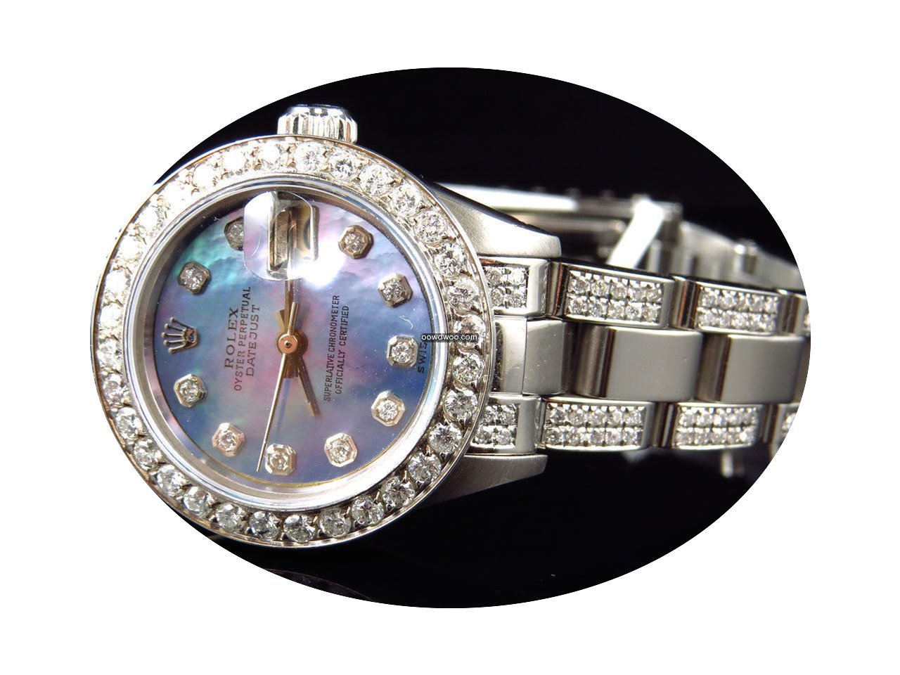 Rolex Ladies Stainless Steel Rolex Datej...