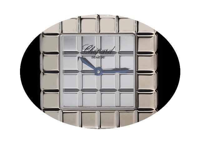 Chopard 18k White Gold Ice Cube Ladies W...