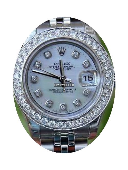 Rolex Ladies Datejust Watch Diamond Dial...