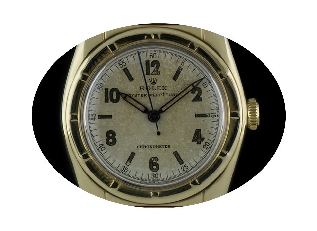 Rolex 14k Y/G Oyster Perpetual Bubble Ba...