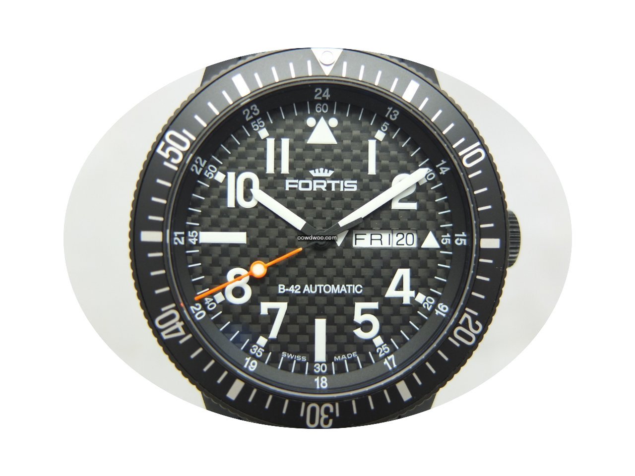 Fortis B-42 Black Titanium Carbon...