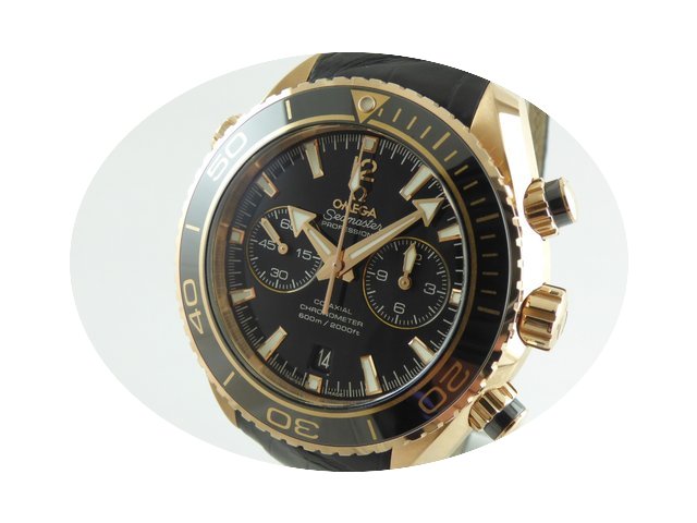 Omega Seamaster Planet Ocean Chrono Rose...