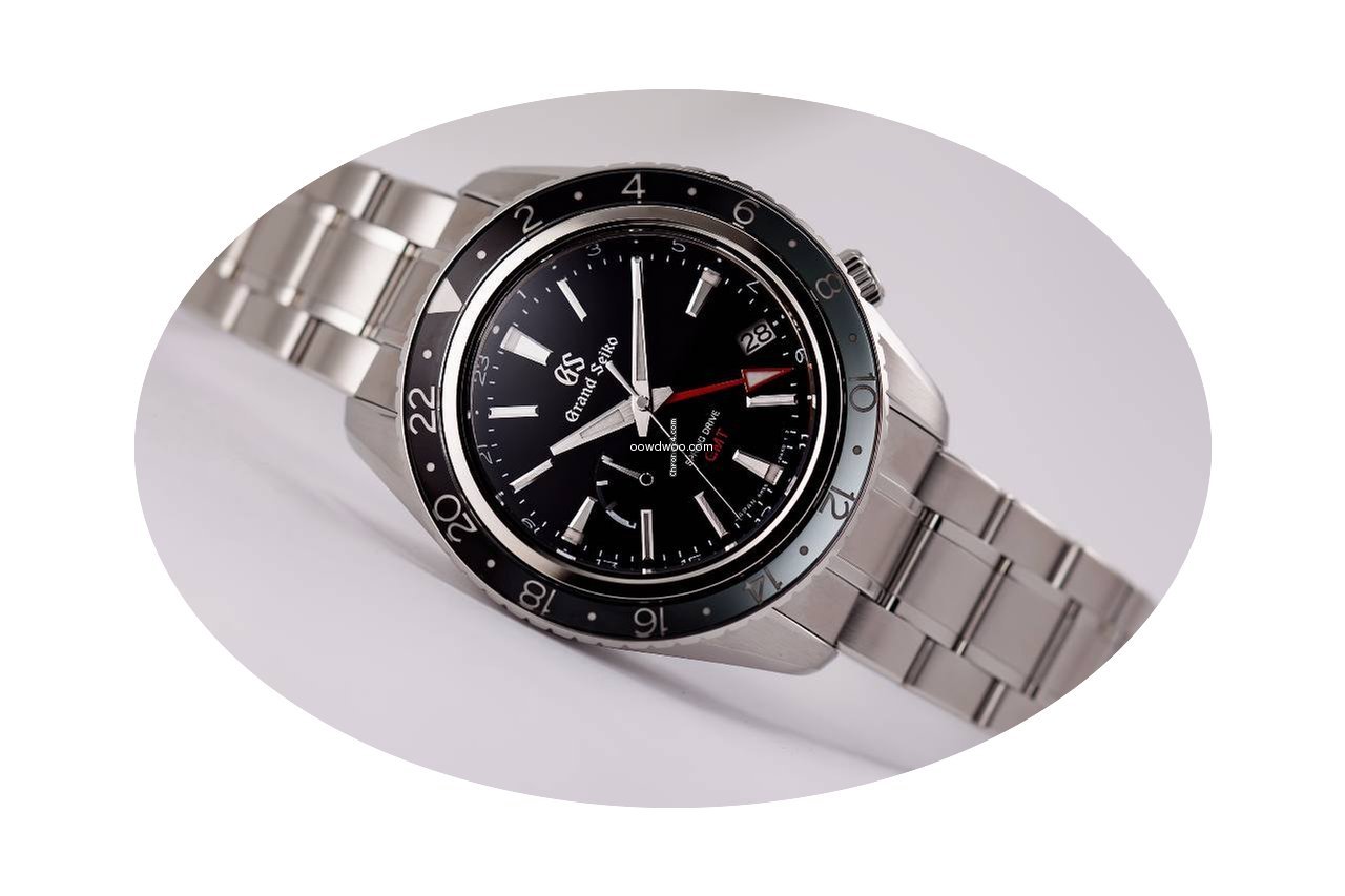 Seiko Grand Seiko Spring Drive GMT Black...