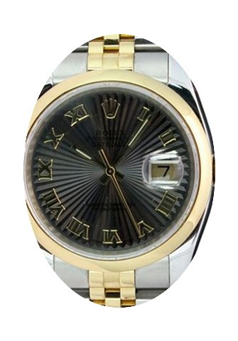 Rolex Datejust 36 116203-BKSRDJ Black Su...