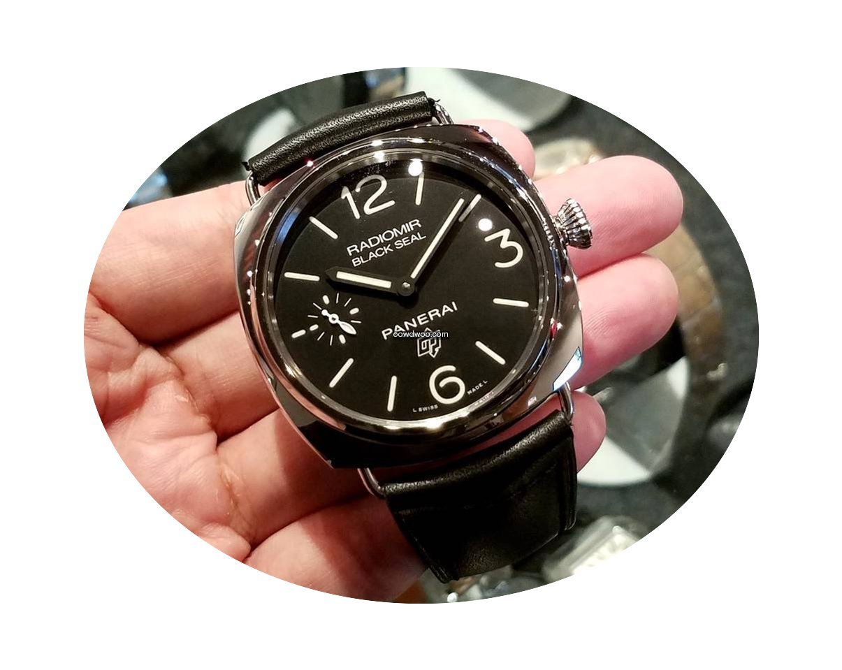 Panerai PAM00380 Radiomir Black Seal Log...