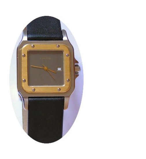 Cartier Santos Herrenuhr Automatik in St...
