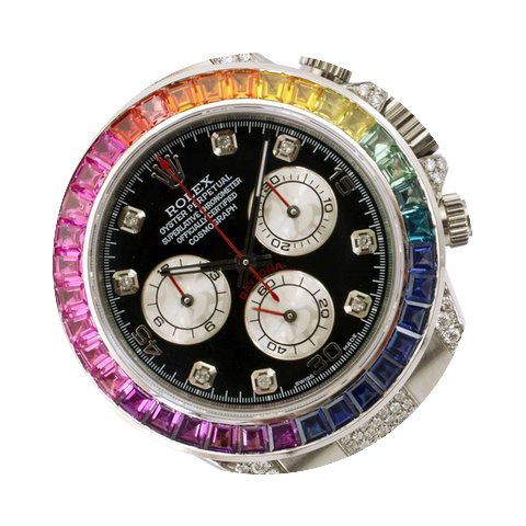 Rolex Daytona 116520 Rainbow Full Diamon...