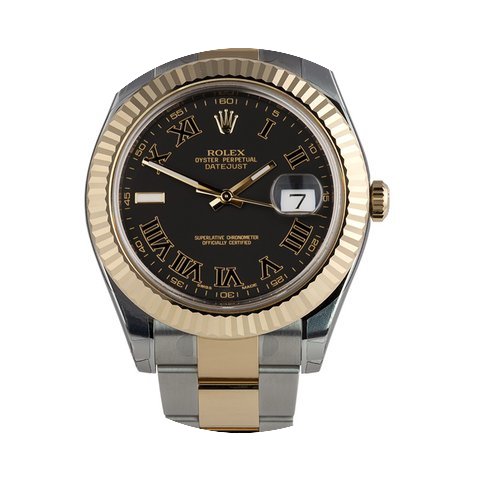 Rolex DATEJUST II 41mm 18K Yellow Gold B...
