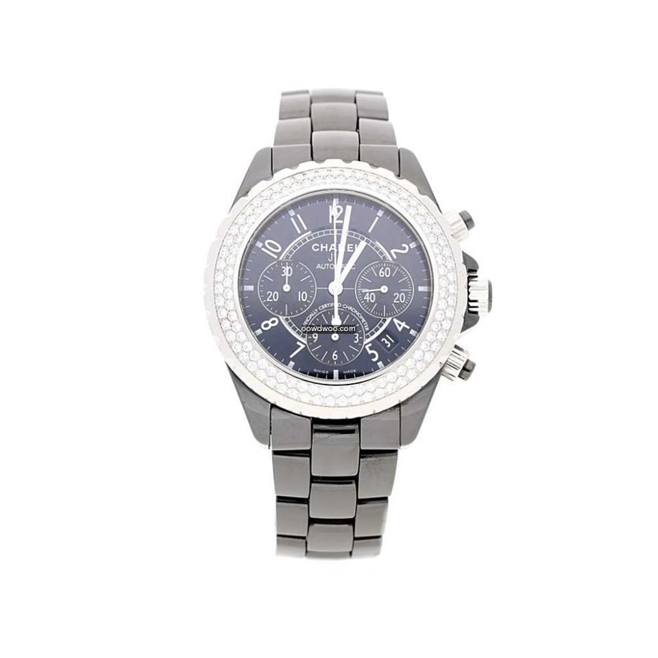 Chanel J12 Chronograph Diamond Bezel...