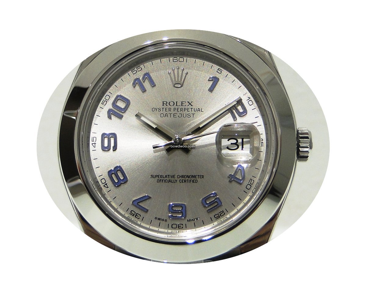 Rolex Datejust II Rodium Arabic Numerals...