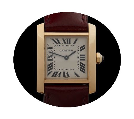 Cartier Tank Francaise Mid size 18k Yell...