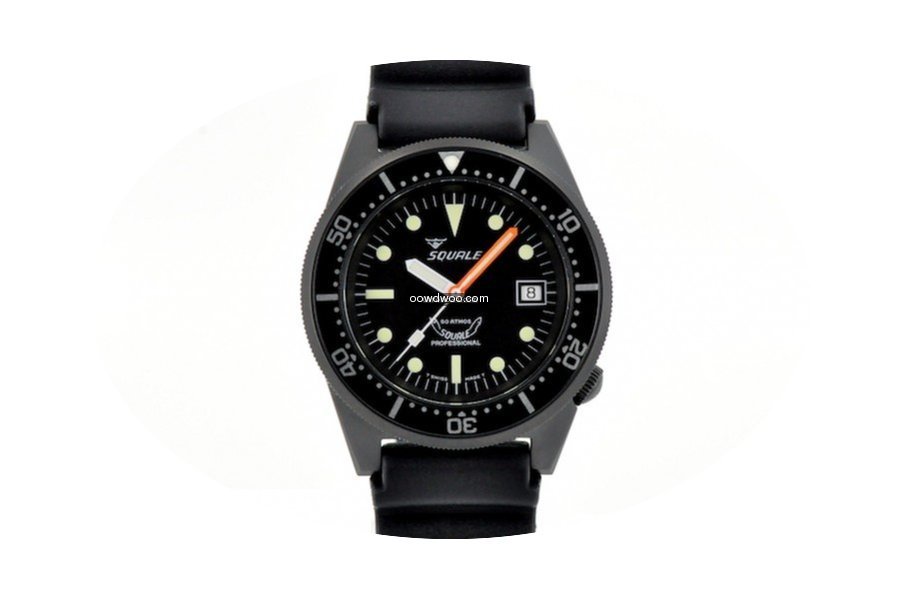 Squale 50 Atmos black PVD...